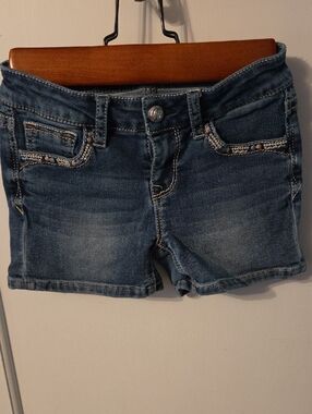 Grace Women's Dark Blue Denim Jeans with Branded Button